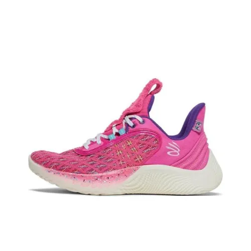 Under Armour Curry 9 Детские баскетбольные кроссовки Low Топ Унисекс