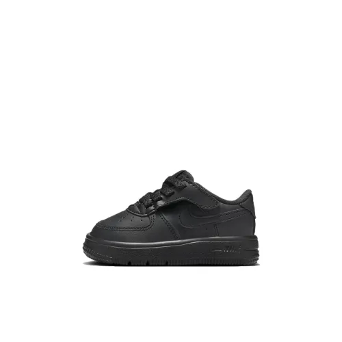 Nike Air Force 1 EasyOn Slip Resistant Abrasion Resistant Низкий Топ Обувь для малышей Черный Infant Wa Toddler