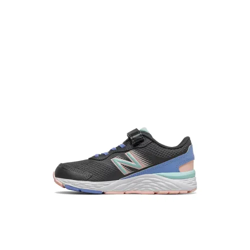 New Balance NB 680 Series V6 Low Топ Детская Беговая Обувь Черный Синий Малыш