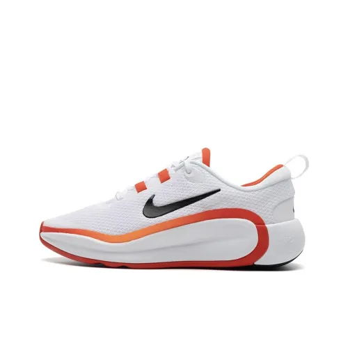 NIKE INFINITY Flow Детская беговая обувь Низкий топ Белый Оранжевый Унисекс
