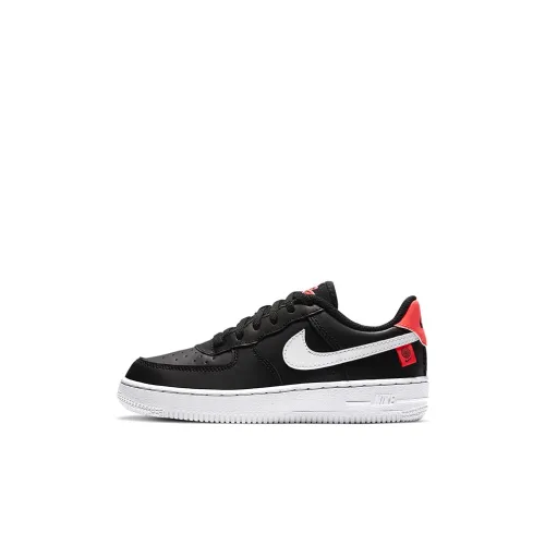Nike Air FORCE 1 Worldwide Low Топ Кроссовки для скейтбординга Черно-красный Для детей 3-7 лет