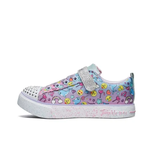 Skechers TWINKLE Breeze 2,0 Низкий Топ Детские Скейтбординги Лаванда Многоцветный Подростки