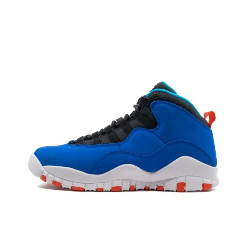 Джордан Амортизация Износостойкий MID Топ Детские Баскетбольные Кроссовки Синий Красный Подростки