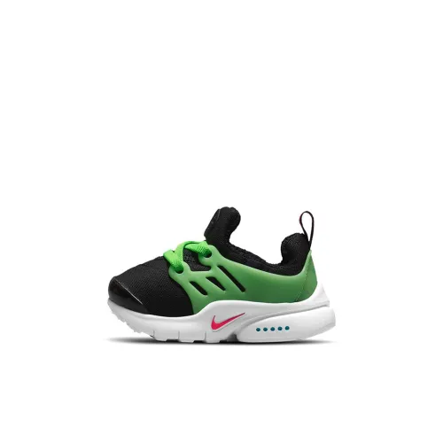 nike Little Presto Slip Resistant Abrasion Resistant Низкий Топ Обувь для малышей Черный Зеленый Infant And Toddler