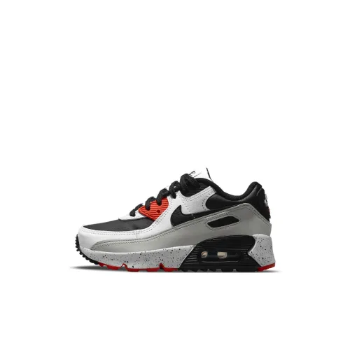 Nike Air Max 90 Kids Lifestyle Shoes Черный Красный Детские 3-7 лет