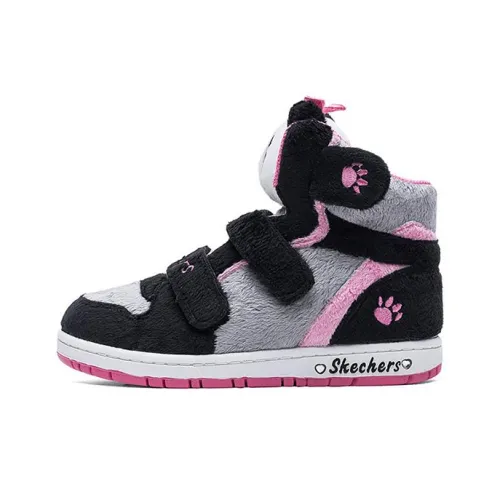 SKECHERS GIRLS Высокие Кроссовки для скейтбординга Черные Розовые Подростки
