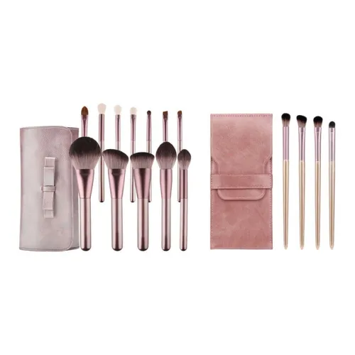 XIBI Микрокристаллический Шелк Маленький Виноградный Кисти для макияжа Смешанный Мягкий 12 шт + 4 шт