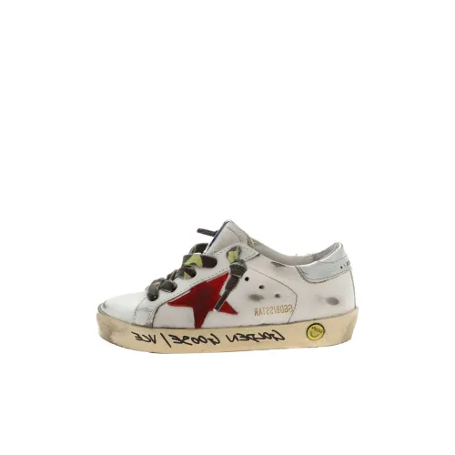 Golden Goose Супер Звезда Детские Скейтбординги Низкий Топ Kids