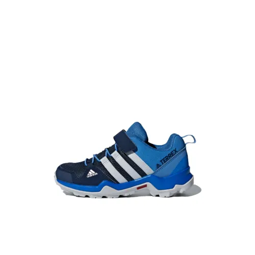 adidas Terrex Ax2r CF K Slip Resistant Abrasion Resistant Дышащий Низкий Топ Детская Туристическая Обувь Синий Детский