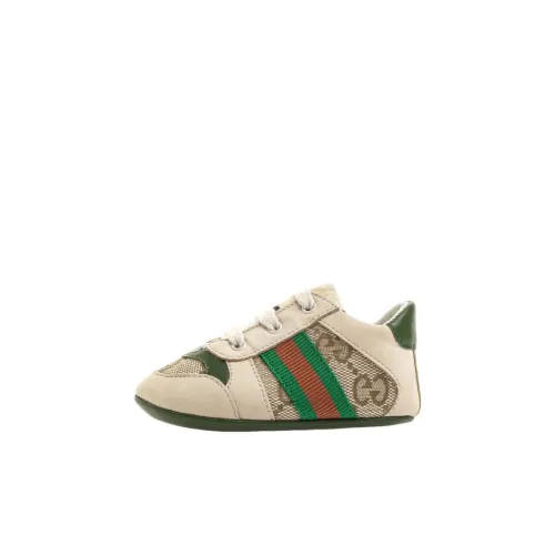 GUCCI Screener Низкий Топ Обувь для малышей Бежевый Infant и Toddler