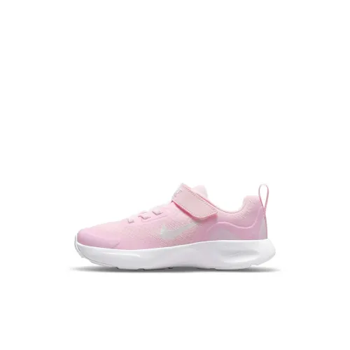 Nike Wearallday Аbrasion Resistant Низкие Беговые Кроссовки Розовые Белые для Дети Возрастом 3-7 Лет