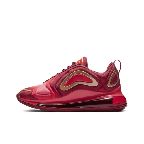 Nike Air Max 720 Team Scarlet Low Top Kids Lifestyle Shoes Total Scarlet Color Teenagers Найк Эйр Макс 720 Команда Скалетт Низкий Топ Детские Лайфстайл Обувь Тотальный Скалетт Цвет Подростки