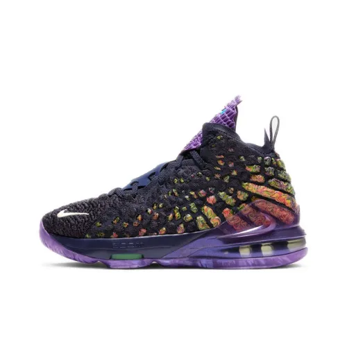 Nike Lebron 17 Детская баскетбольная обувь MID Топ Унисекс