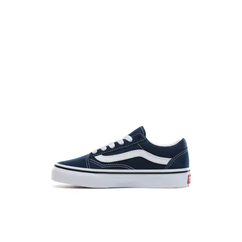 Vans Old Skool Collection Низкий Топ Детские Скейтбординги Темно-синий для детей 3-7 лет