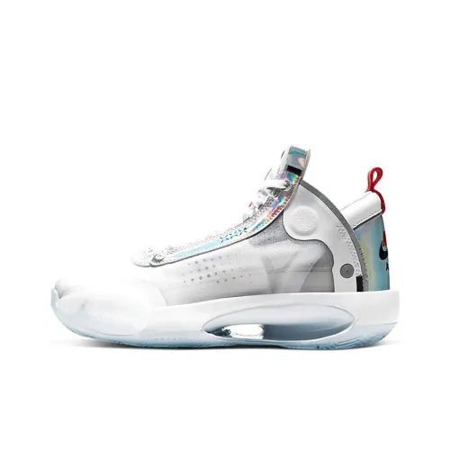 Jordan Air Джордан 34 Амортизаторы Отскок Высокие Кроссовки для Баскетбола Детские