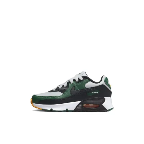 Nike Air Max 90 Kids Lifestyle Shoes Зеленый Серый Детские 3-7 лет