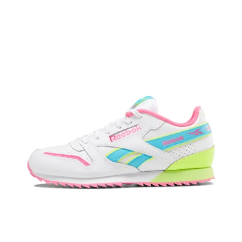 Reebok Classic Leather Детская беговая обувь Низкий топ Школьный возраст