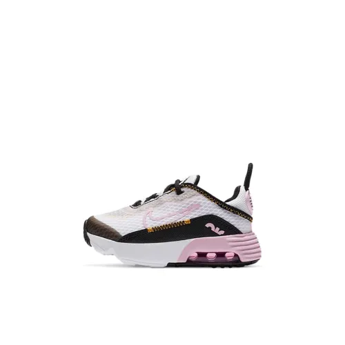 Nike Air Max 2090 Low Беговые кроссовки для малышей и детей дошкольного возраста Черный Розовый Белый