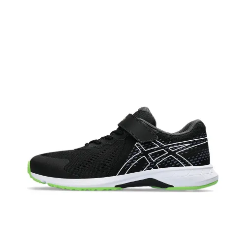 Asics Lazerbeam RI MG Детская беговая обувь Низкий топ Черный Зеленый Унисекс