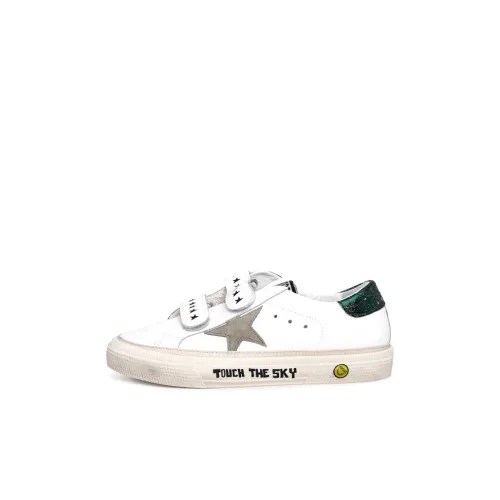 Golden Goose May Star Детские Скейтбординги Низкий Топ Kids