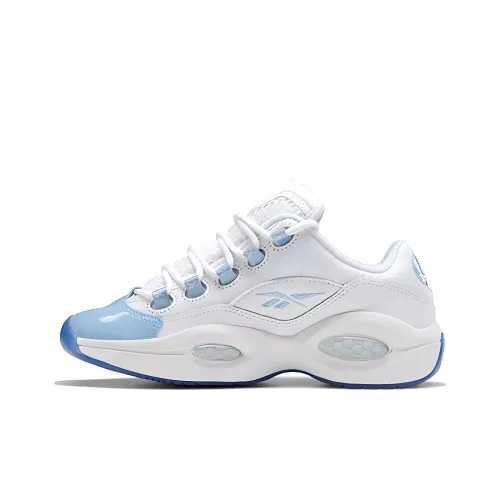 Reebok Question Low Grade Low Топ Баскетбольные кроссовки Сине-белый Подростки