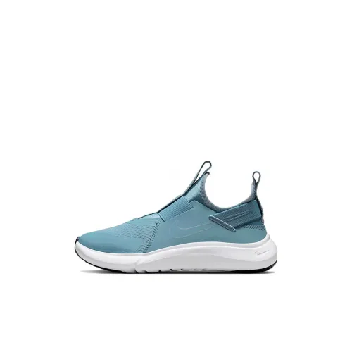 Nike Flex Plus SE Slip-resistant Амортизация Устойчивость к истиранию Низкий топ Детская беговая обувь Синий