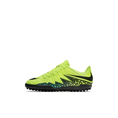 Nike Hypervenom Phelon 2 Jr. TF Противоскользящие Амортизирующие Устойчивые к истиранию Низкие Детские Футбольные Бутсы