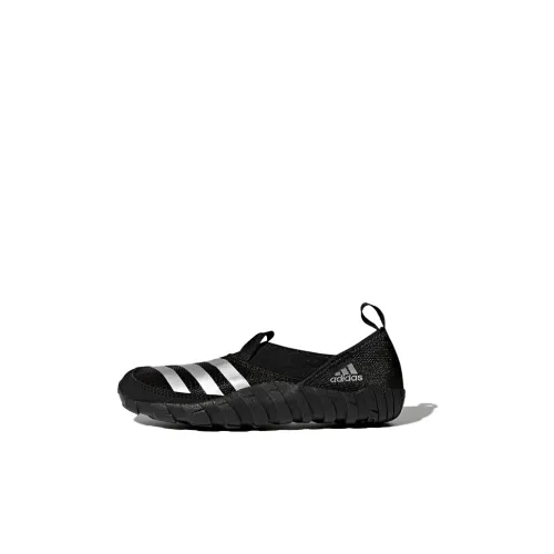 adidas Terrex Jawpaw Slip Resistant Низкий Топ Детская Беговая Обувь Черный Белый Children Возраст 3-7 Лет