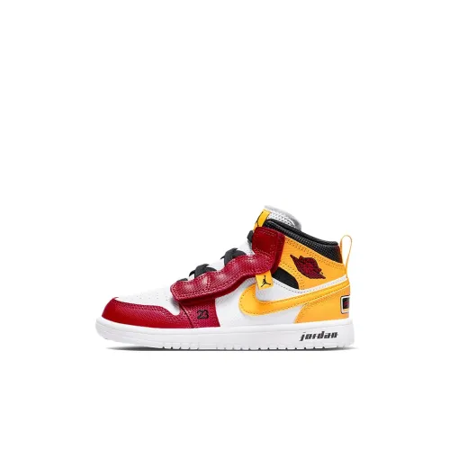 Jordan Air Jordan 1 Детские баскетбольные кроссовки MID Топ Pre School