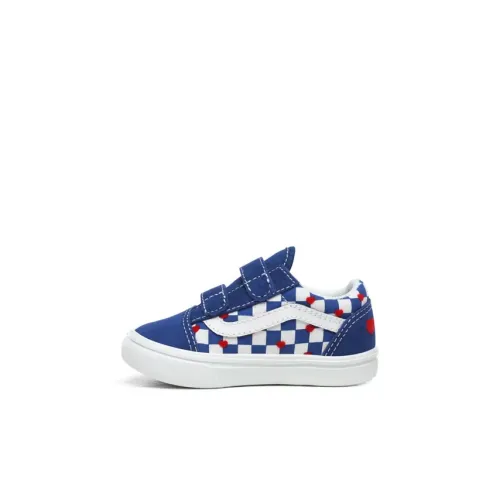 VANS Old Skool Collection V Low Топ Обувь для малышей Синий Infant And Toddler