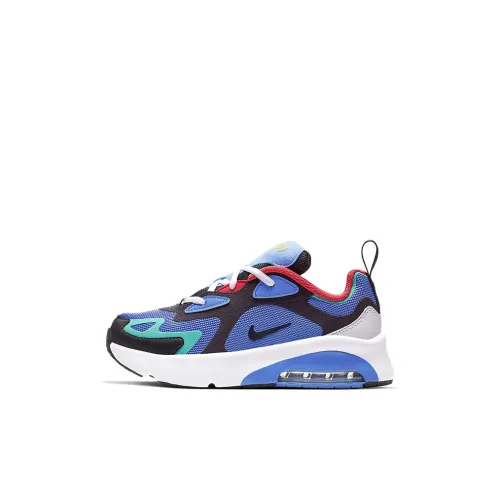Nike Air Max 200 Беговые кроссовки Синий черный белый для детей 3-7 лет