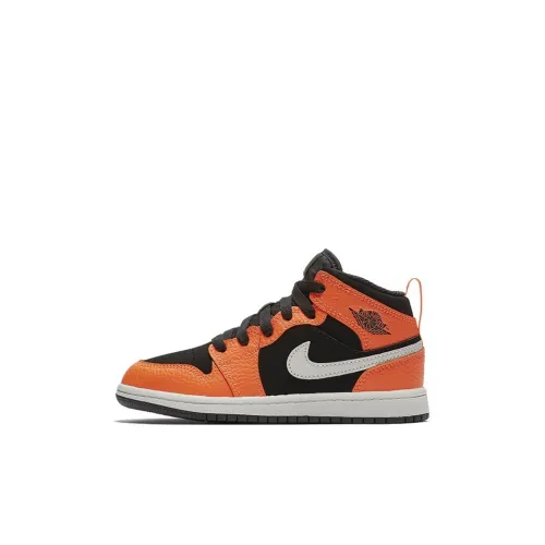 Jordan Air Jordan 1 Детские баскетбольные кроссовки MID Топ Pre School