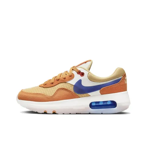 Nike Air Max MOTIF Low Топ Детские беговые кроссовки Оранжевый Синий Подростки