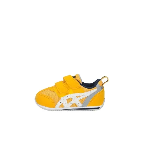 Asics Idaho Baby 3 Low Топ Обувь для малышей Желтый Белый Infant и Toddler