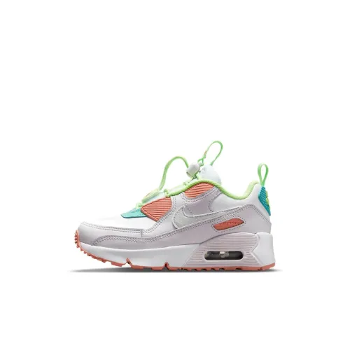 Nike Air Max 90 Детская повседневная обувь Низкий топ Предшкола