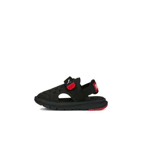 PUMA Revolve Low Топ Обувь для малышей Черный Красный Infant And Toddler