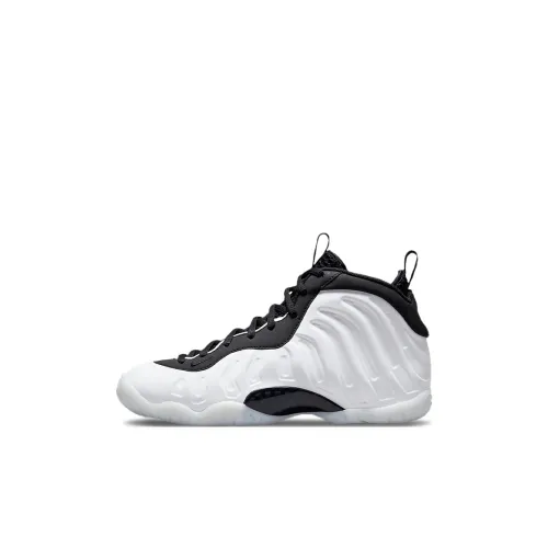 Nike Little Posite One 'Домашний' MID Топ Детские Баскетбольные Кроссовки Белый Черный