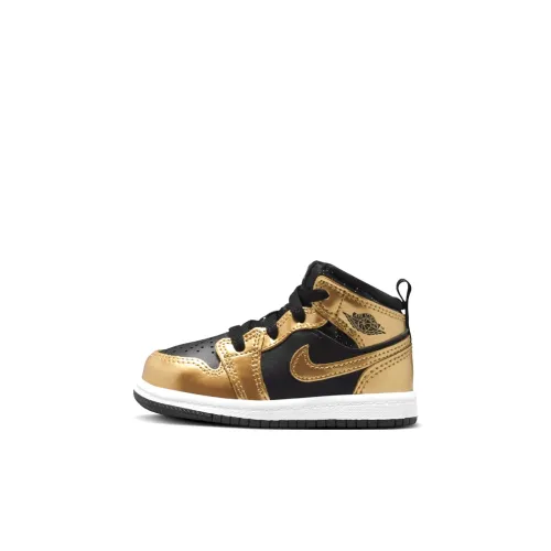 Jordan Air Jordan 1 Нижняя юбка Устойчивая к истиранию MID Топ Обувь для малышей Infant And Toddler