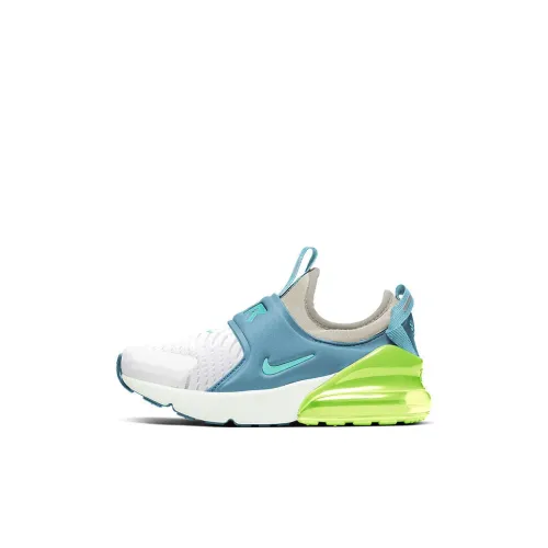 Nike Air Max 270 KIDS Lifestyle Shoes Белый синий зеленый Детские 3-7 лет