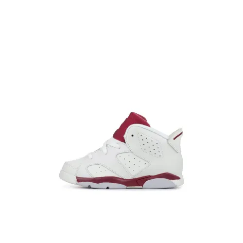 Jordan Air Jordan 6 High Топ Обувь для малышей Зачарованный красный Infant Wa Toddler