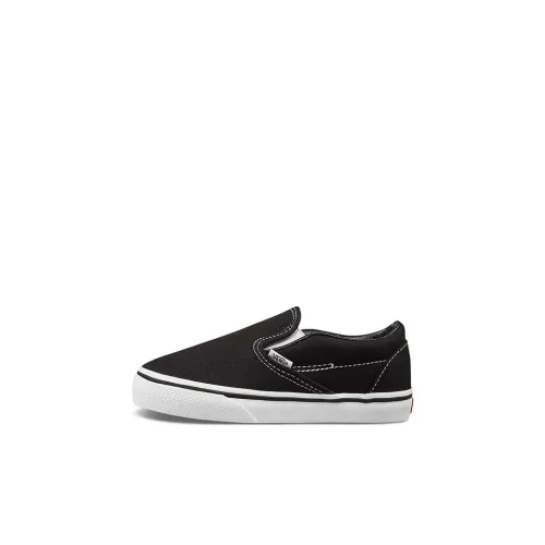 VANS Slip On Series Low Top Скейтборд Кроссовки Черный Infant и Toddler