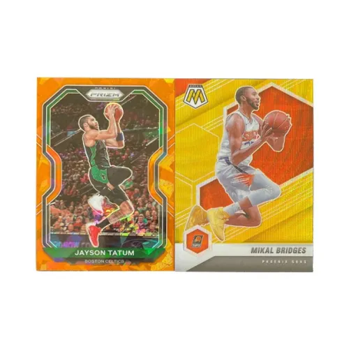 PANINI 2020 21 PRIZM Celtics Tatum Orange Crush+Mosaic Sun BIG Bridge Bridges Gold Fold