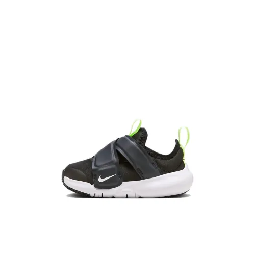 Nike Flex Advance Устойчивая к истиранию Низкая Обувь для малышей Черная Infant и Toddler