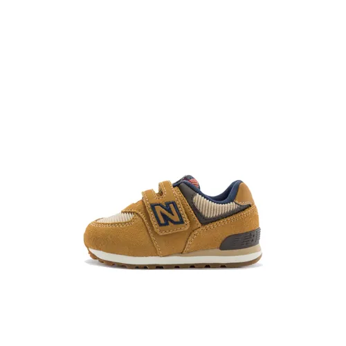 New Balance NB 574 Series Низкие Кроссовки для Бега Коричневые для Малышей и Детей Предварительного Возраста