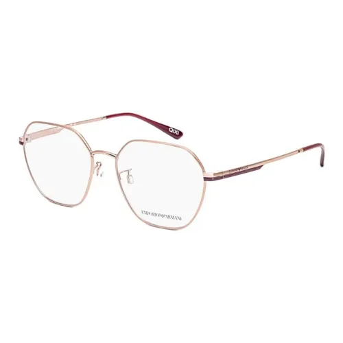EMPORIO ARMANI Сплав Нерегулярная форма Оправы для очков Унисекс Розовое золото