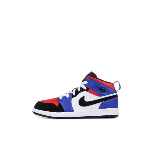 Jordan Air Jordan 1 Детские баскетбольные кроссовки MID Топ Pre School