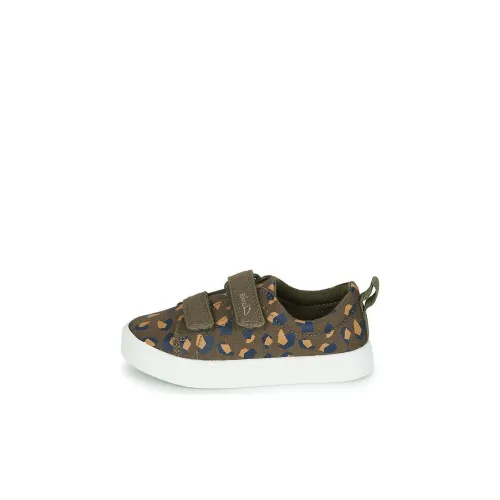 Clarks Малыш Обувь Низкий Верх Хаки Малыш