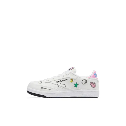 Reebok Club C Series Детские Скейтбординги Низкие Топы Для Детей