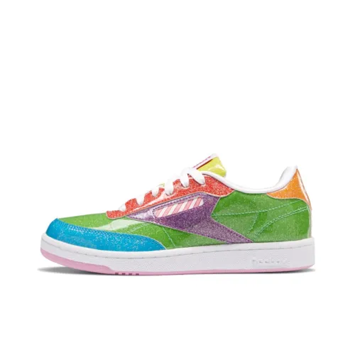 Reebok Club C Series Детские Скейтбординги Низкий Топ Школьный возраст
