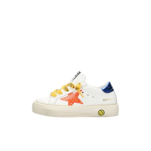 Golden Goose Низкий Топ Детские Скейтбординги Белый Детский